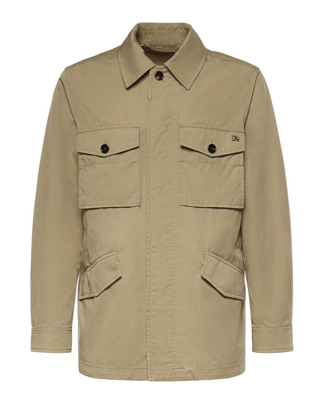 Burberry Natural Bradmore Cotton Twill Jacket for men