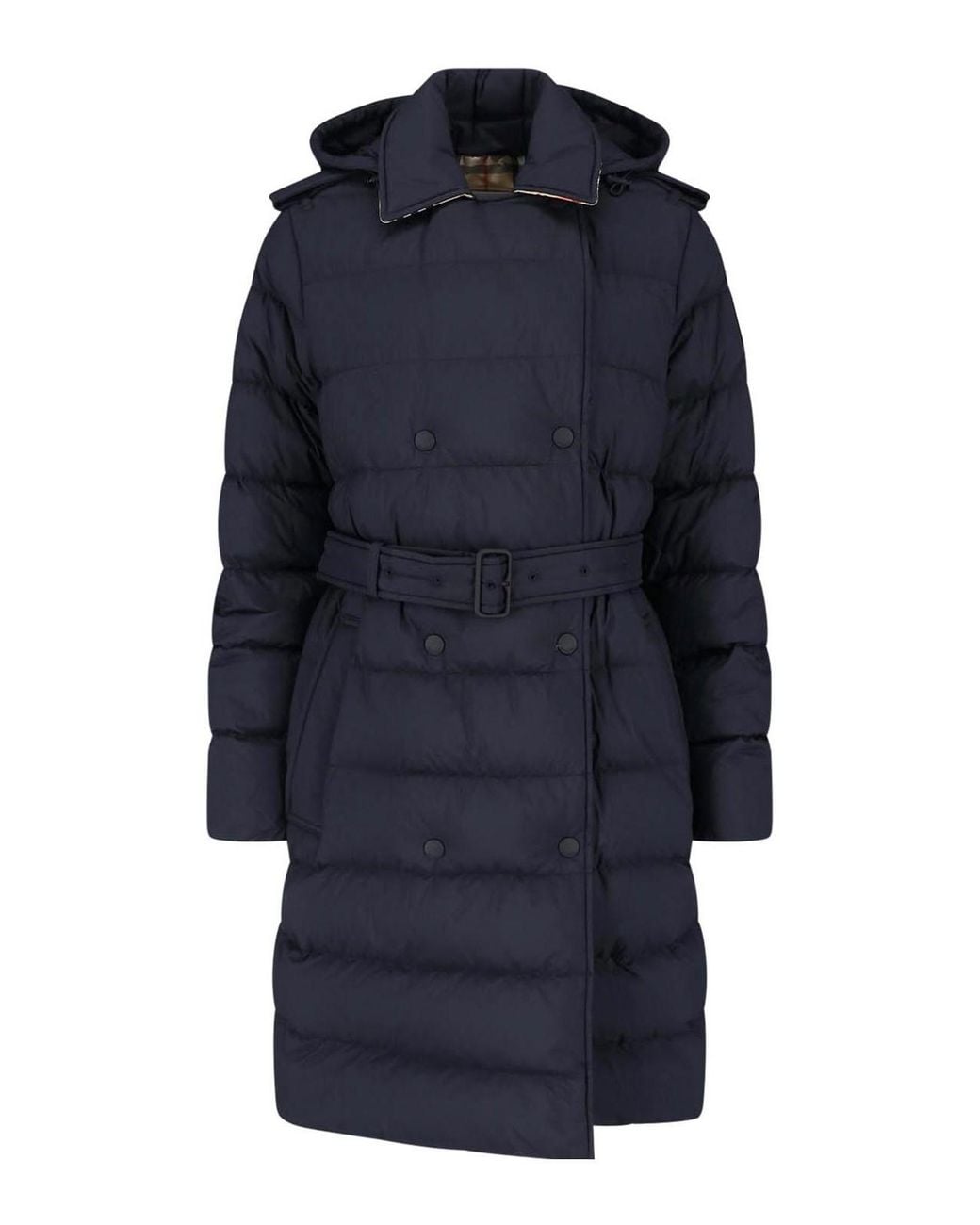 Burberry Blue Padded Down Jacket