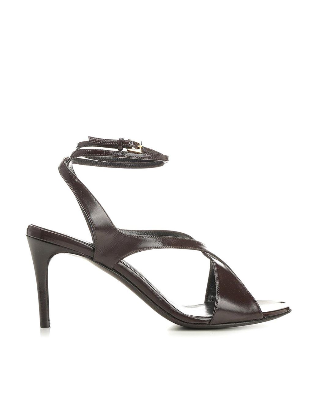 Khaite White Liria Leather Sandals