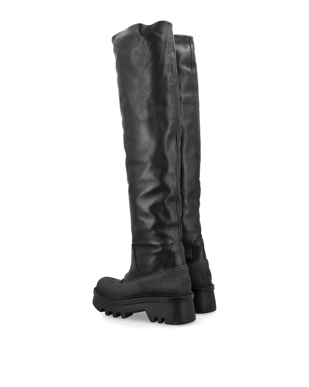 Chloé Black Raina Over Knee Boots