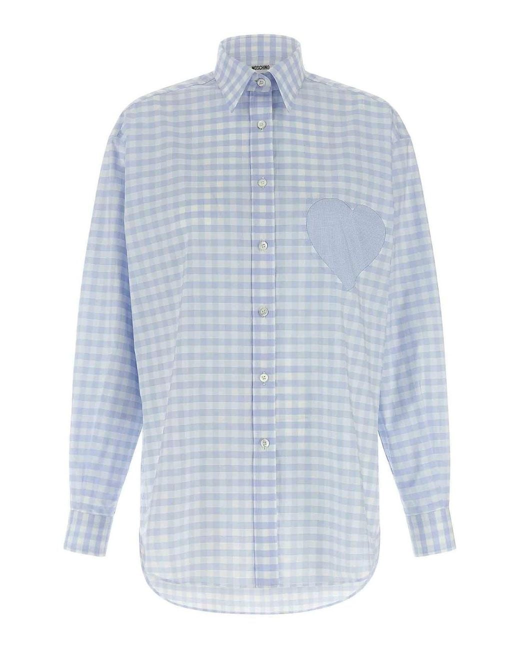 Moschino Blue Vichy Shirt