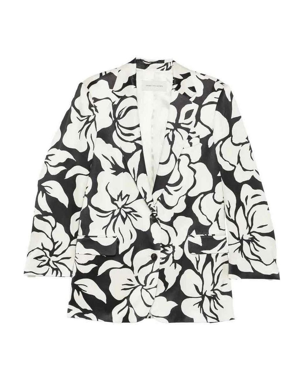 Dries Van Noten White Tailored Trouser Suit