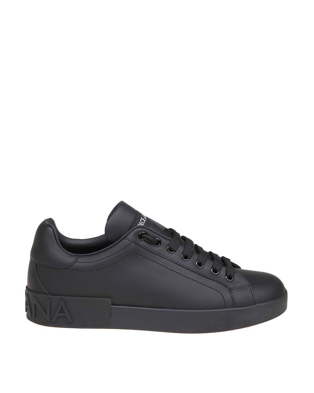 Dolce & Gabbana Black Portofino Sneakers for men