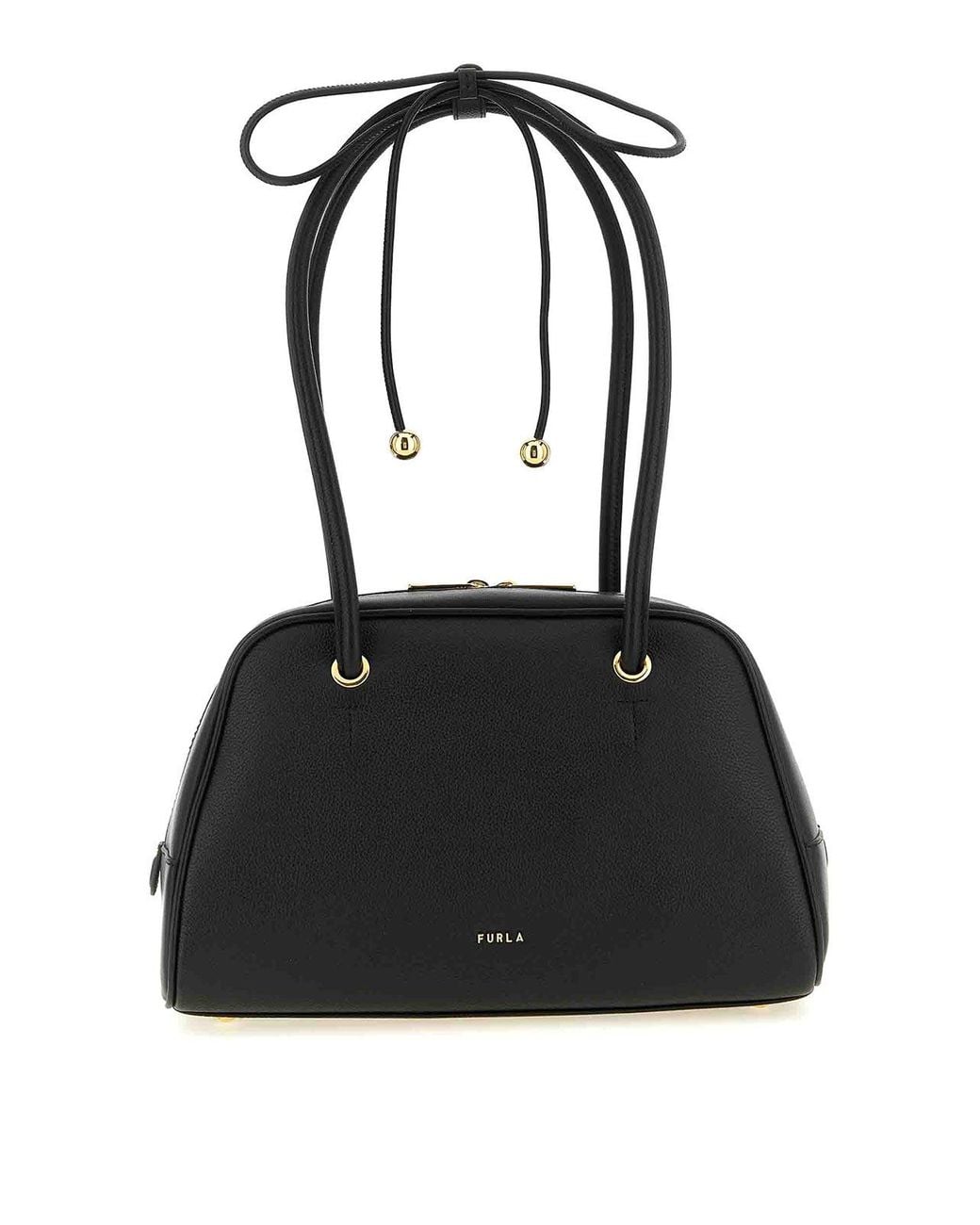 Furla Black Poppy M' Handbag