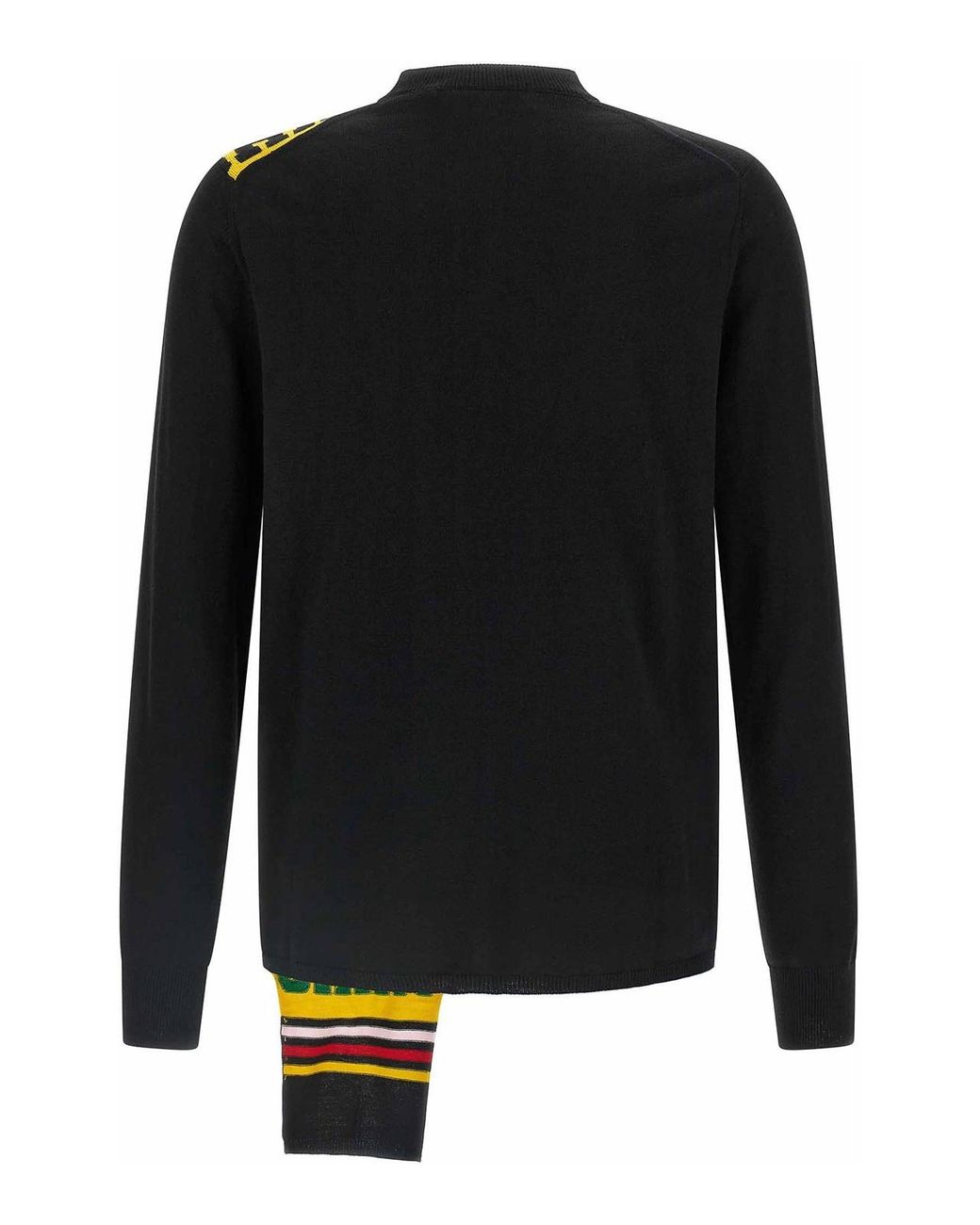 Comme des Garçons Black Intarsia Sweater for men