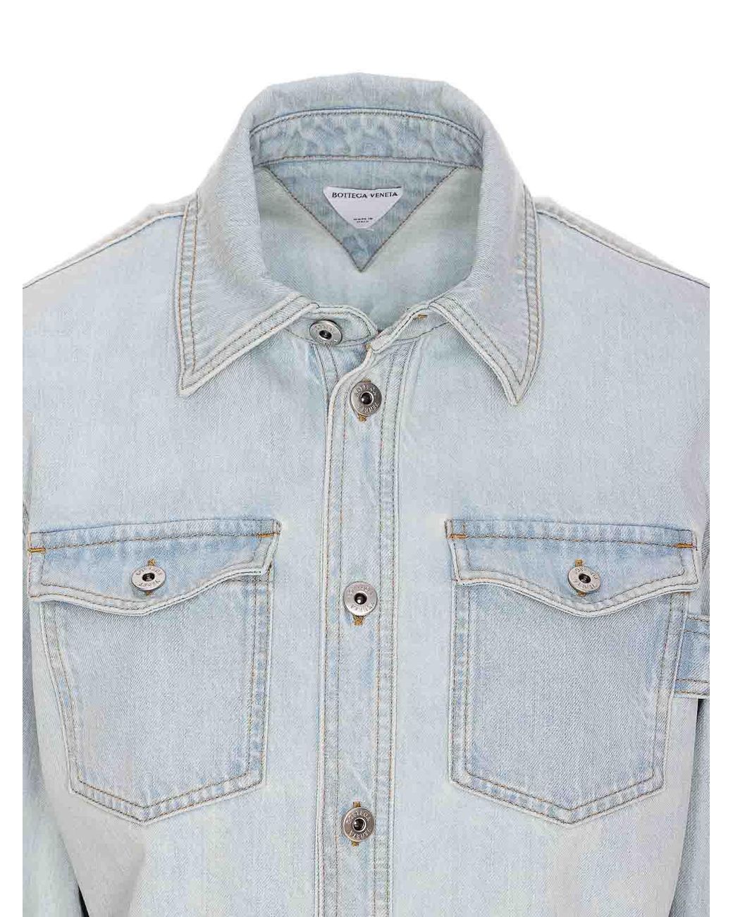 Bottega Veneta Blue Denim Shirt