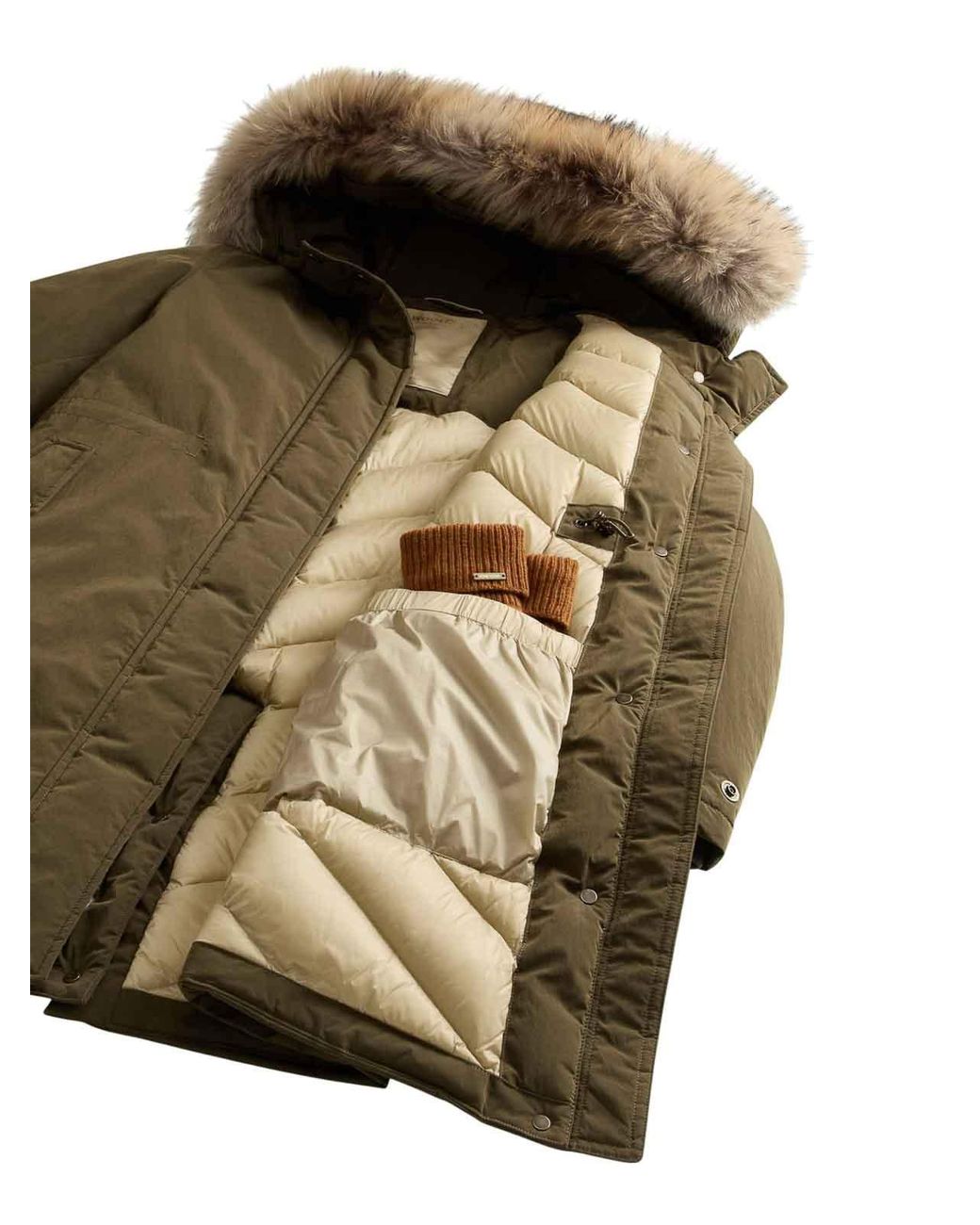 Woolrich Green Parkas