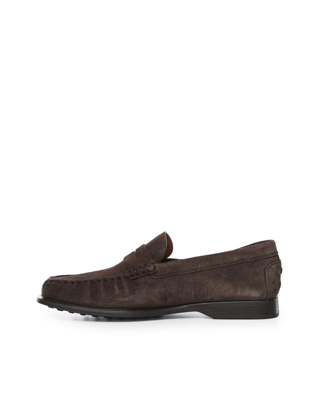 Tod's Brown Suede Loafers for men