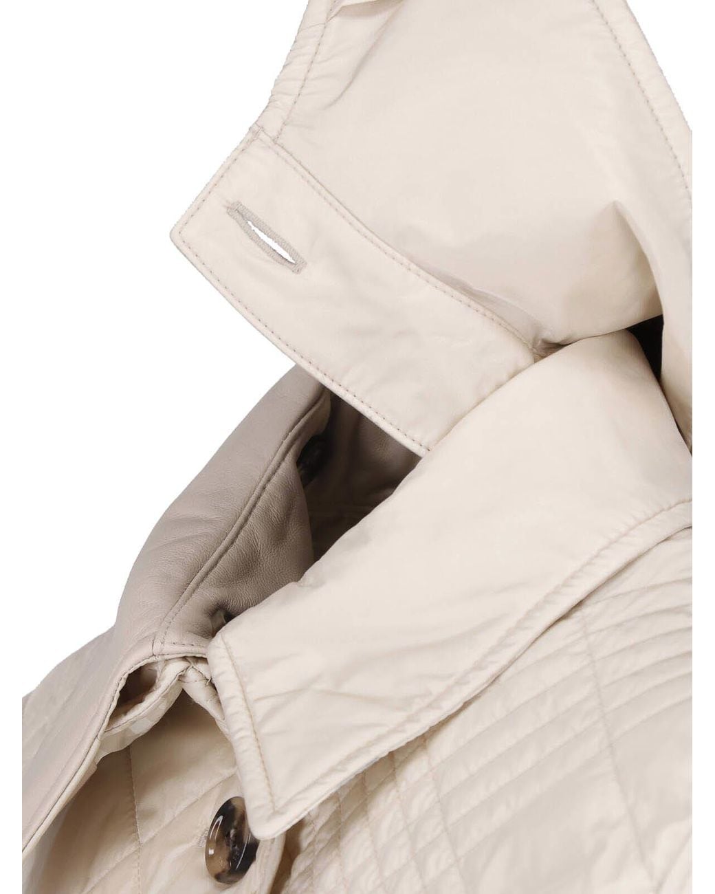 Burberry Natural Quilted Jacket