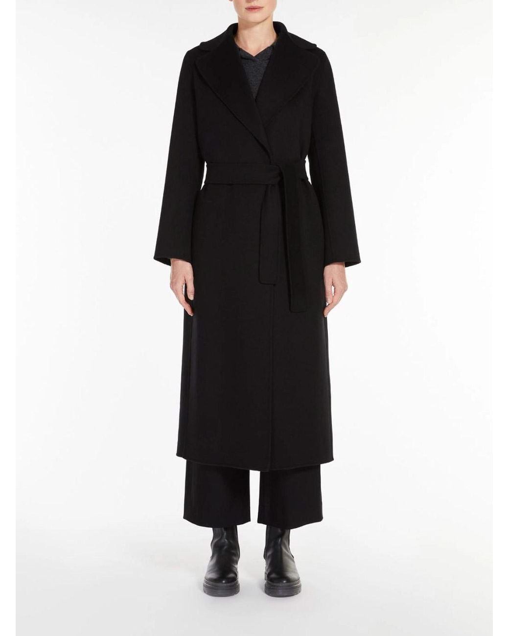 Max Mara Black Poldo Coat