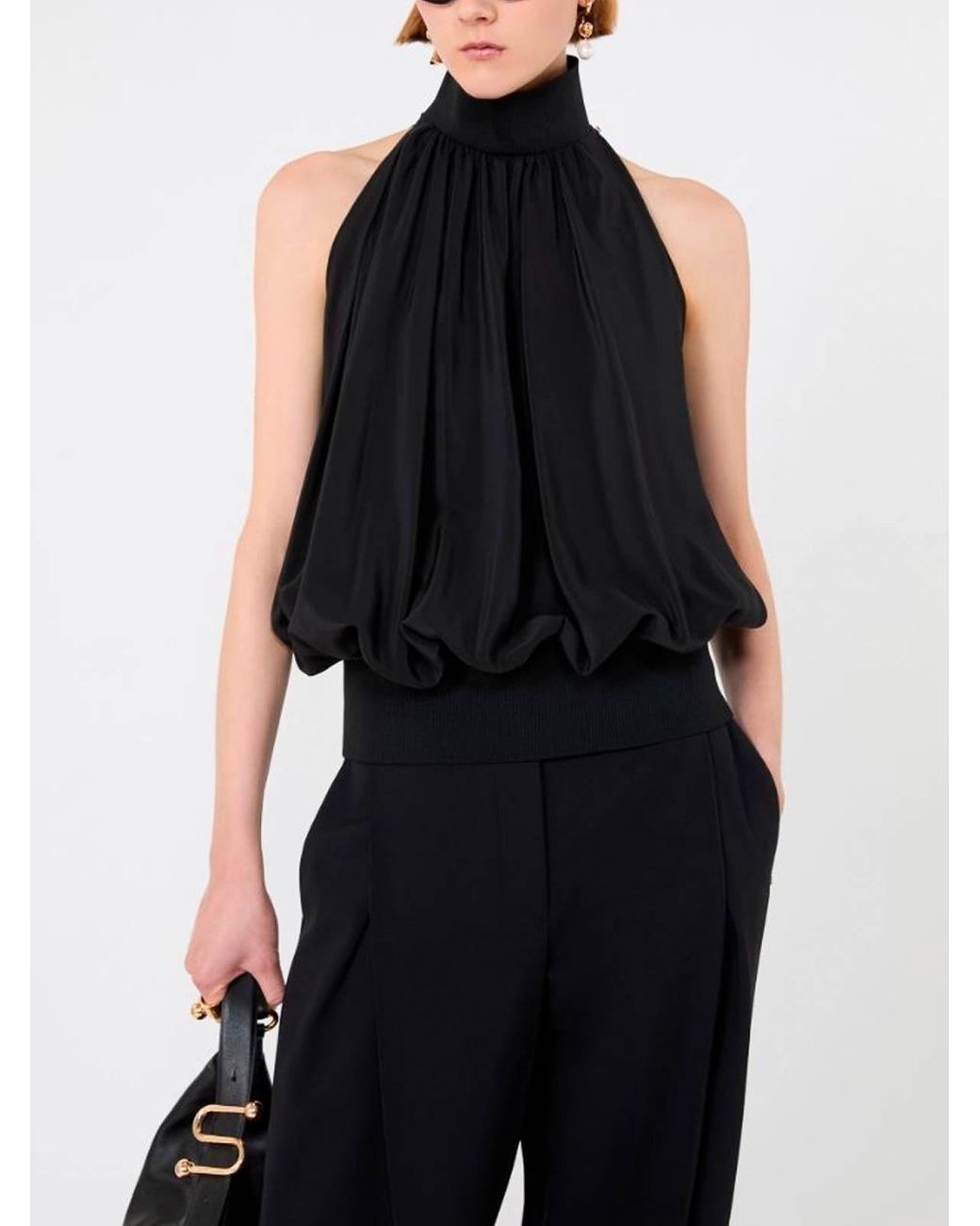 Sportmax Black 'Piovra' Top