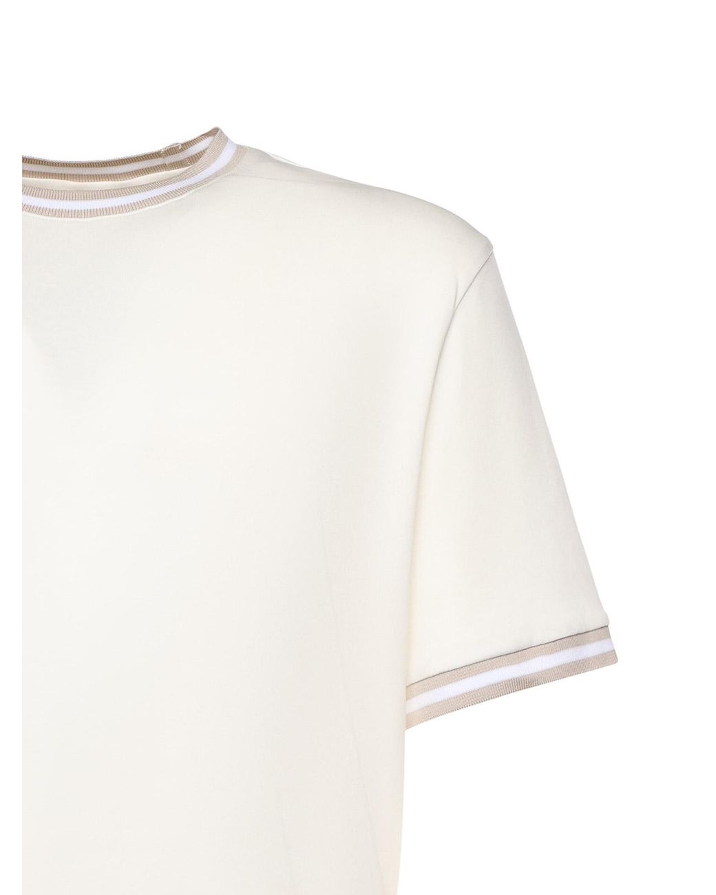 Eleventy White Cotton T-Shirt for men