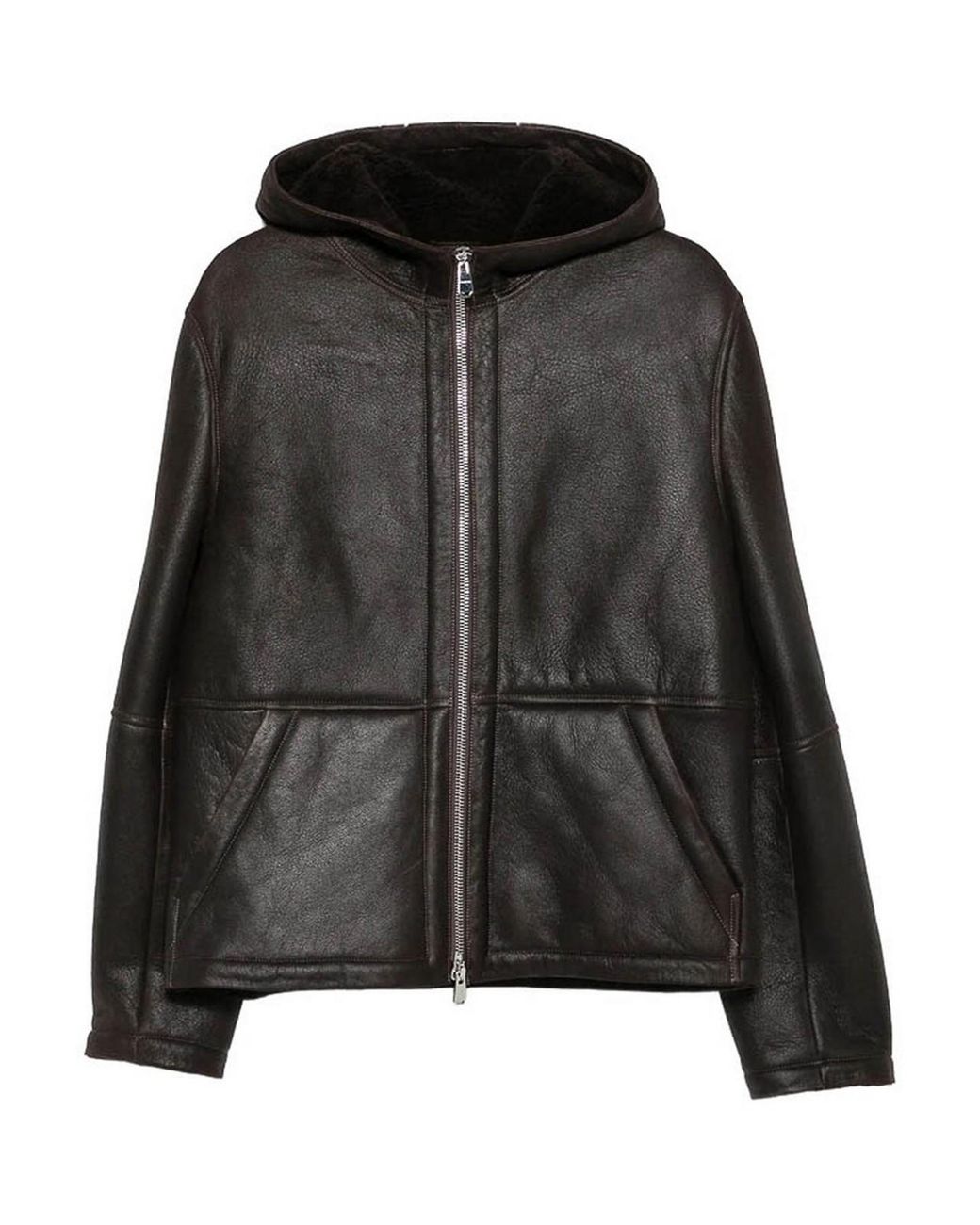 Dondup Black Leather Outerwear for men