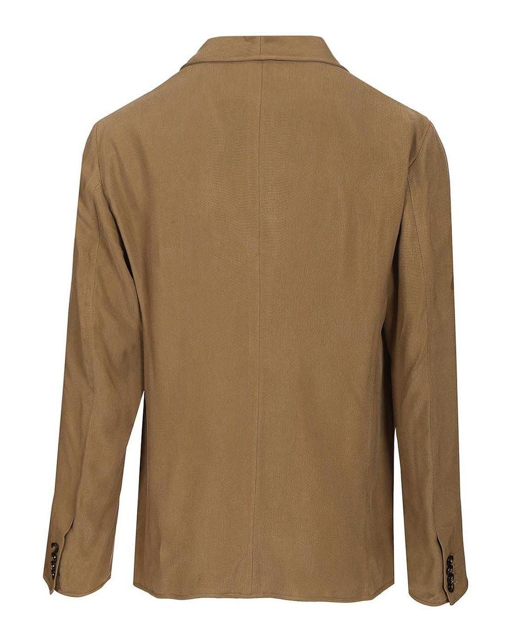 Giorgio Armani Brown Deconstructed Blazer for men