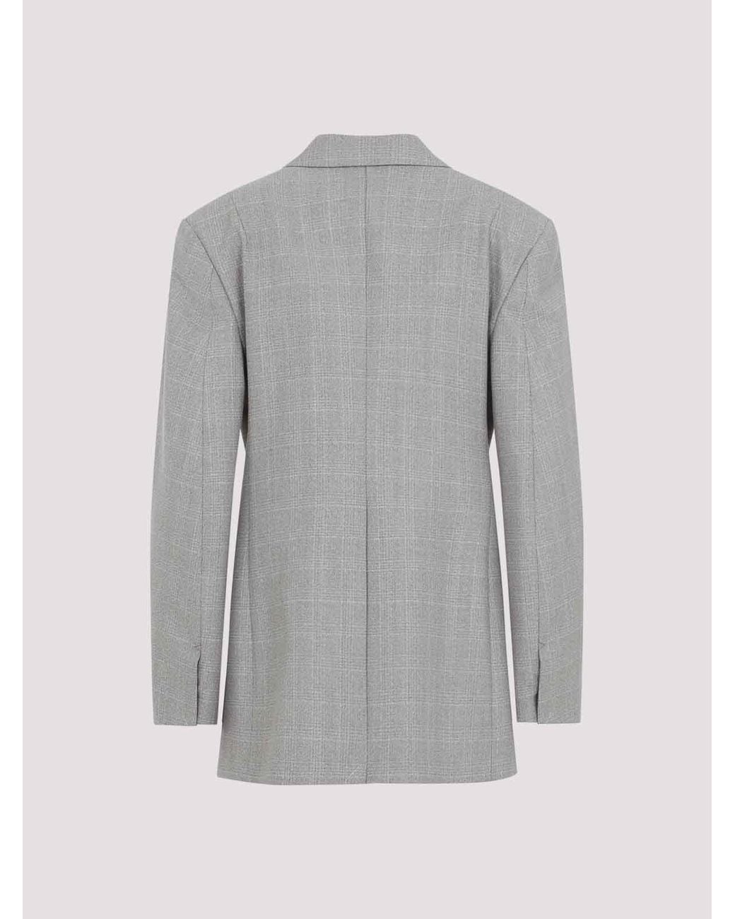 Bottega Veneta Gray Prince Of Walles Jacket