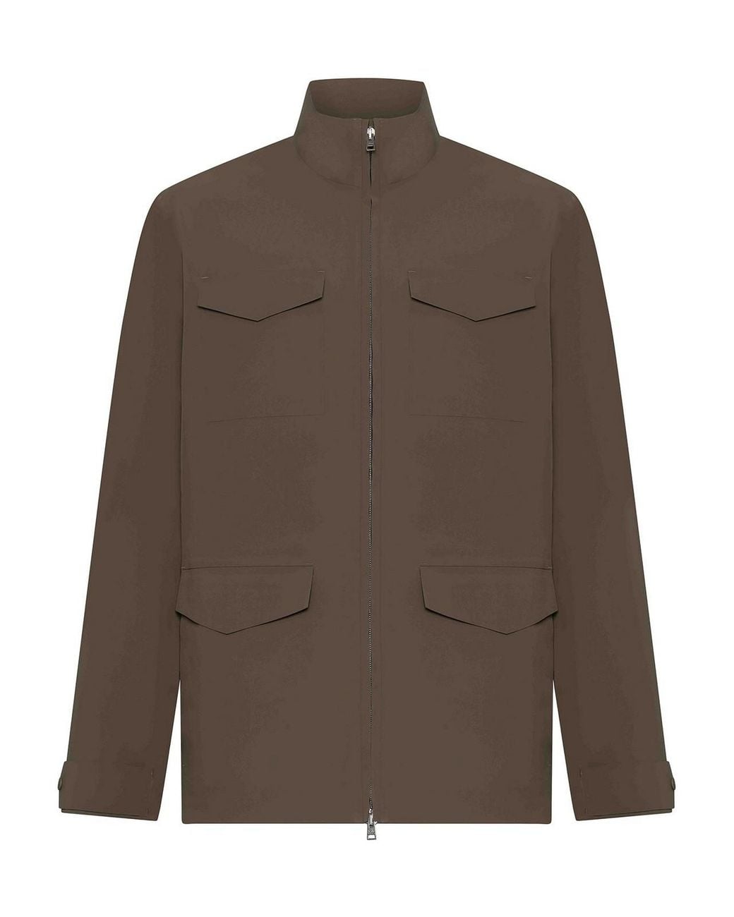 Herno Green Lightweight High-Necked Jacket for men