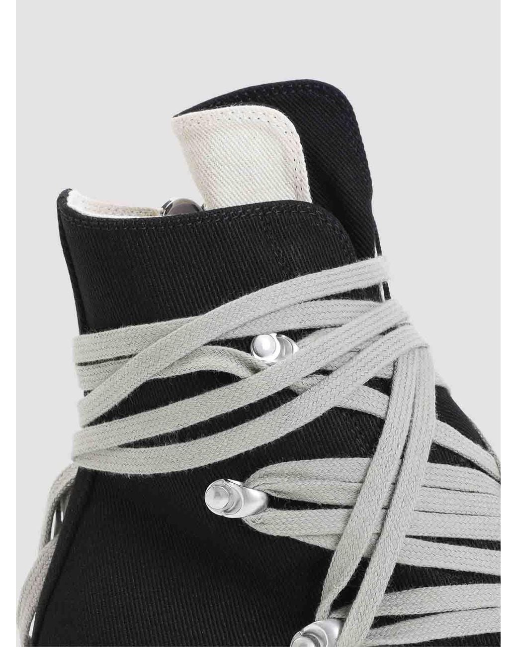 Rick Owens Black Drkshdw Megalace Sneakers for men