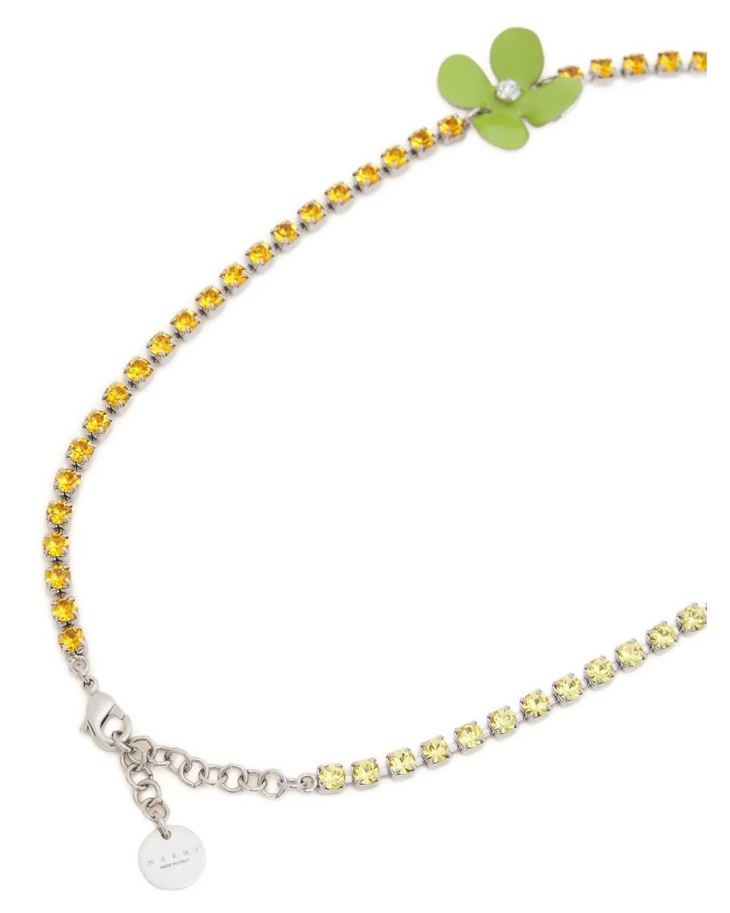 Marni Pink Chocker Flowers