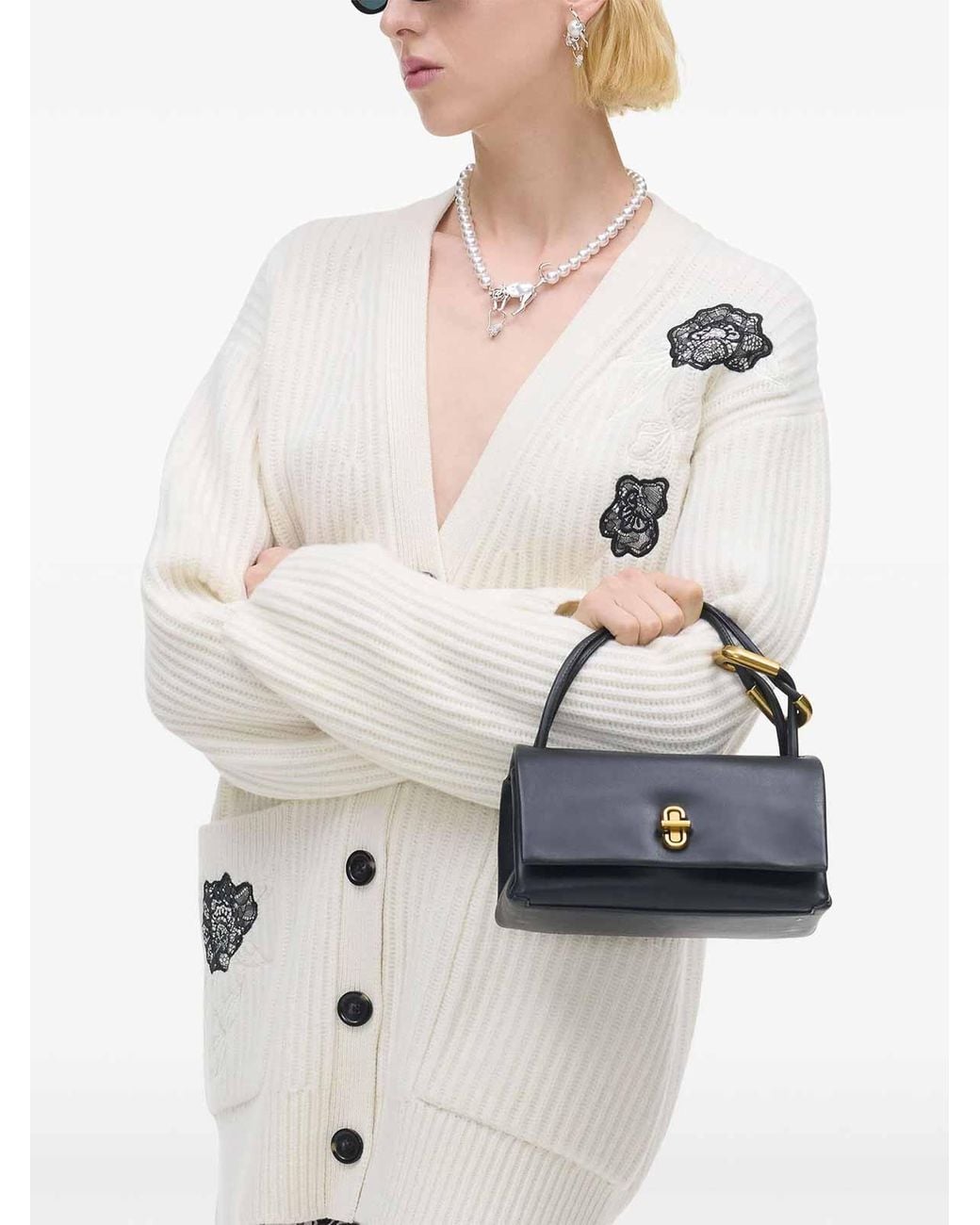 La Mini Borsa Doppia di Marc Jacobs in Blue