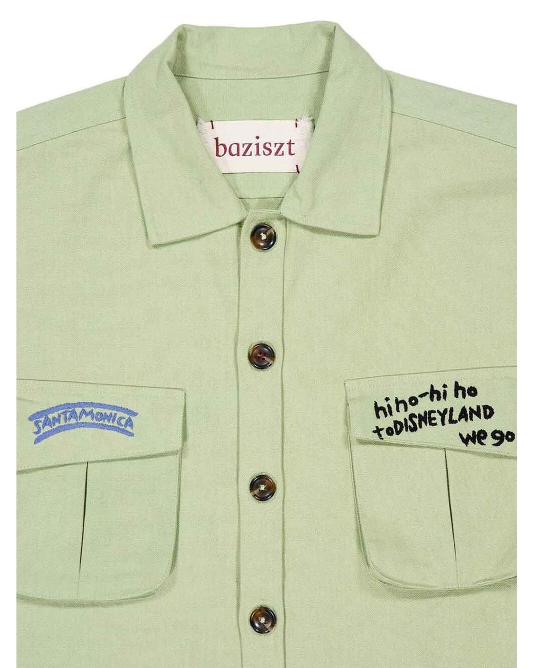 BAZISZT Green Pasadena Jacket for men