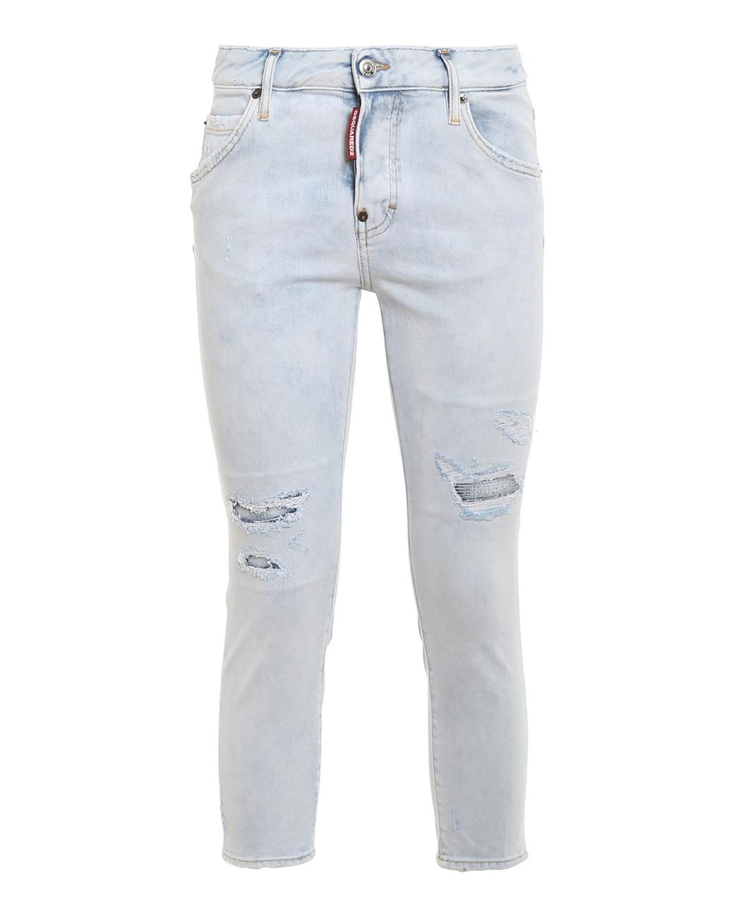 DSquared² Blue Cool Girl Cropped Jeans