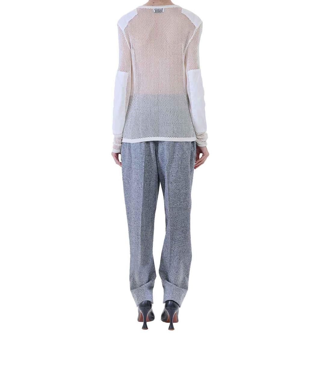 Moschino White Goose Net Shirt