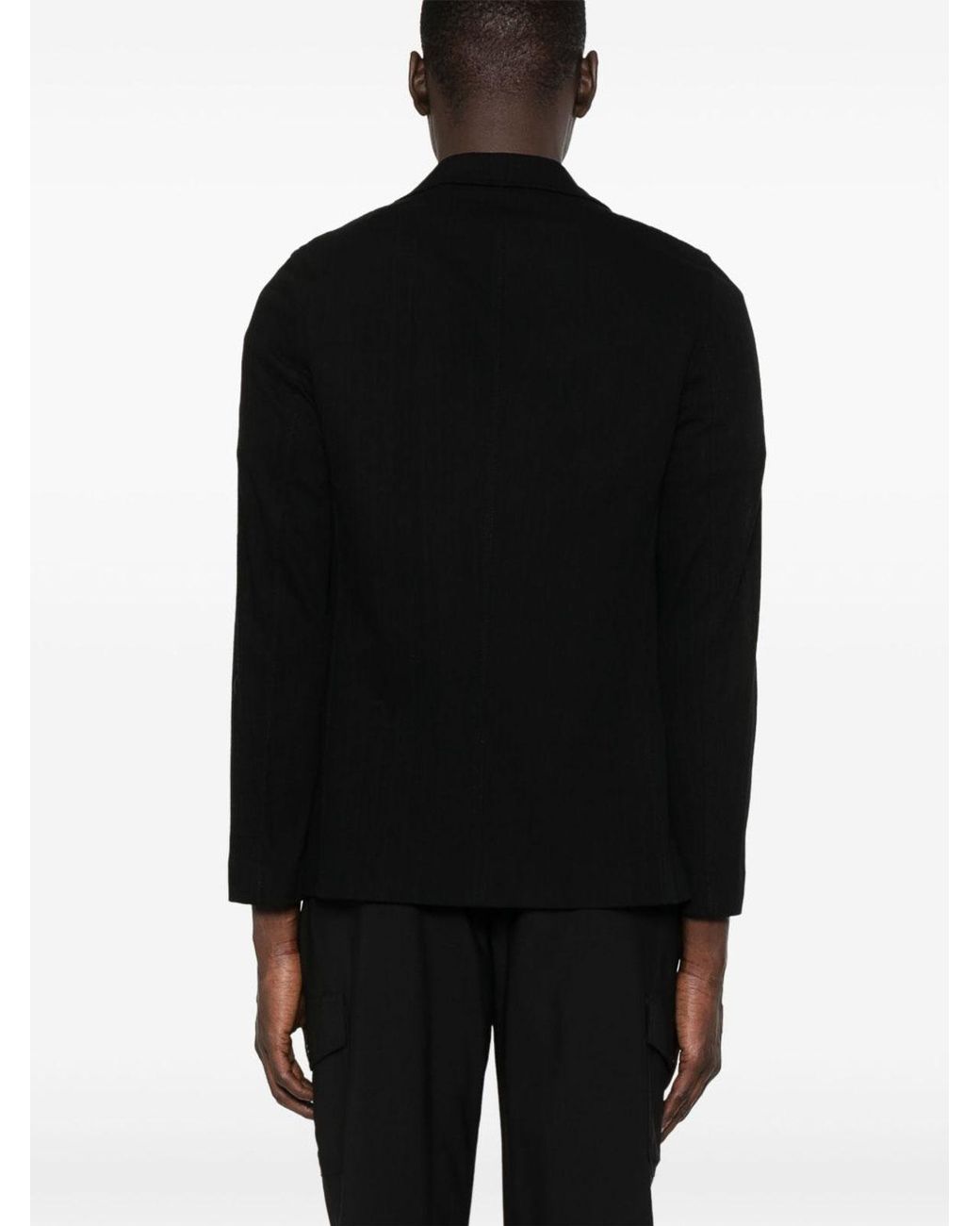Circolo 1901 Black Cotton Single-Breasted Jacket for men