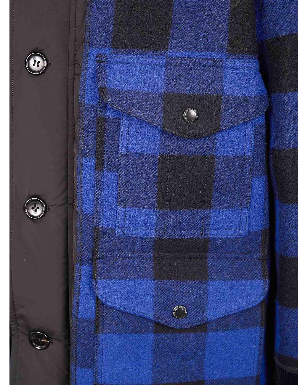 Junya Watanabe Blue Hooded Sport Jacket for men