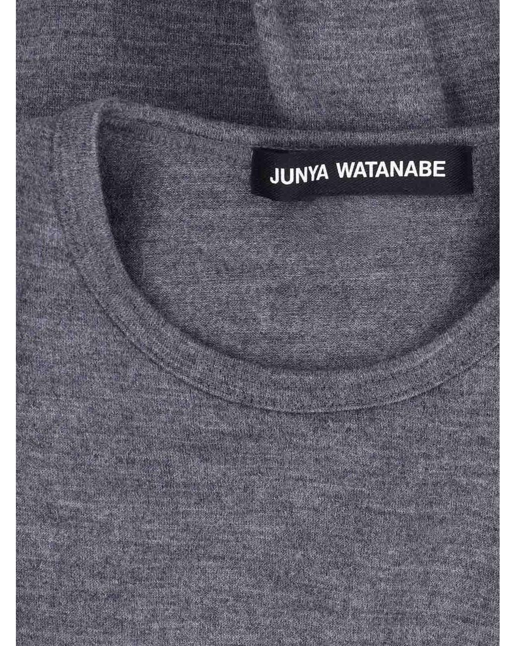 Pull Col Rond Junya Watanabe en coloris Blue
