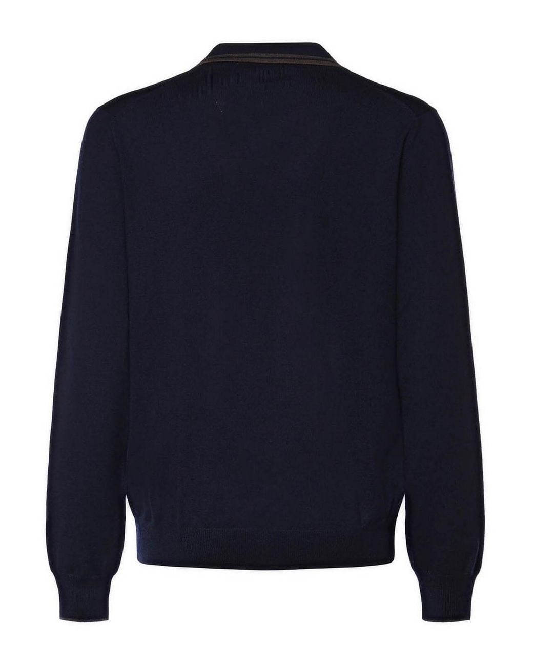 Fay Blue Wool Polo for men