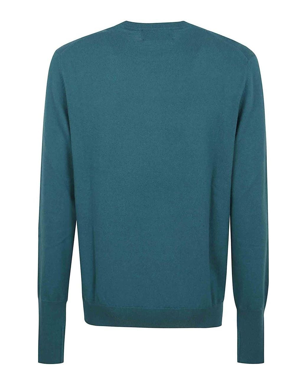 Ballantyne Blue Round Neck Pullover for men
