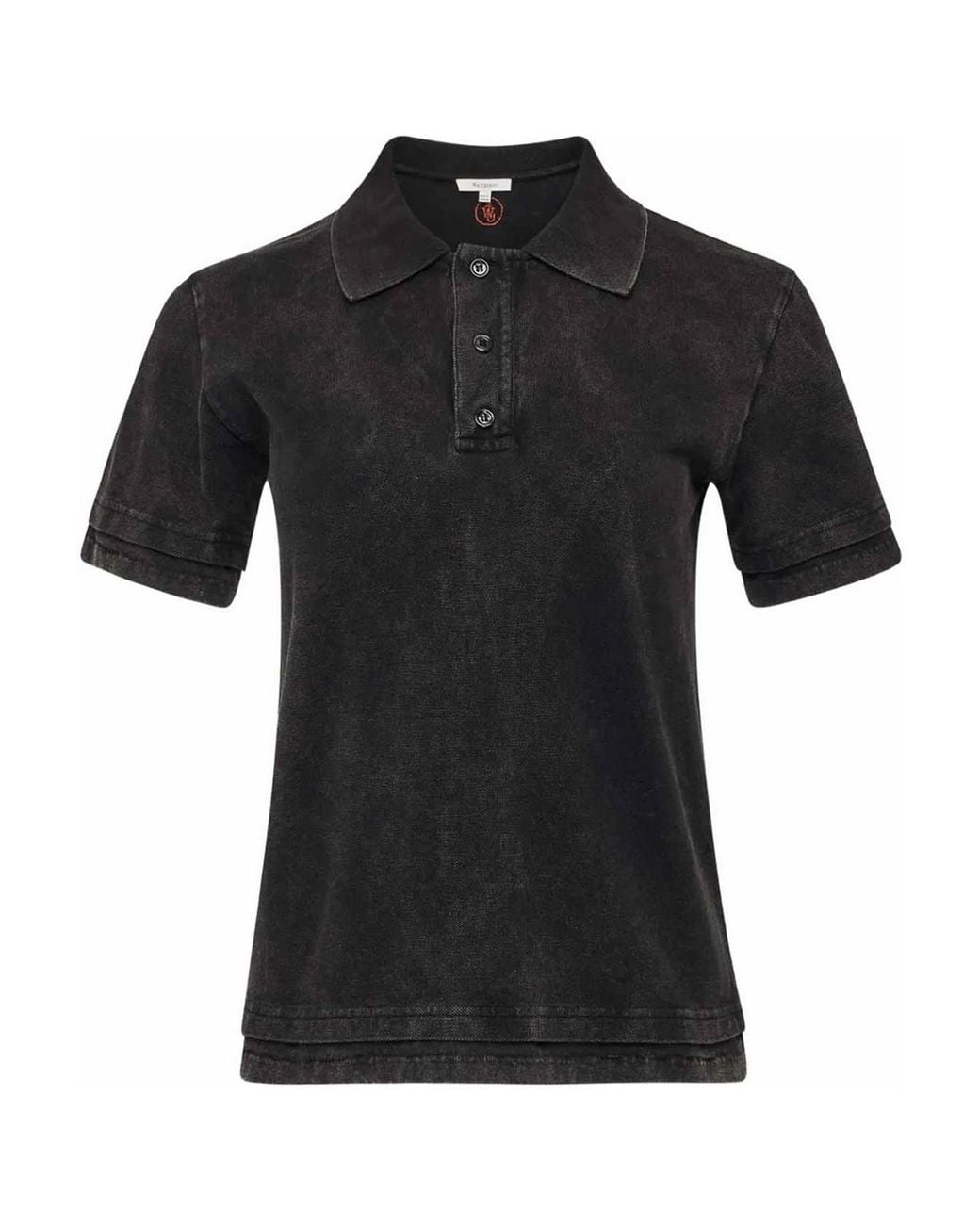 J.W. Anderson Black Polo Shirt With Logo