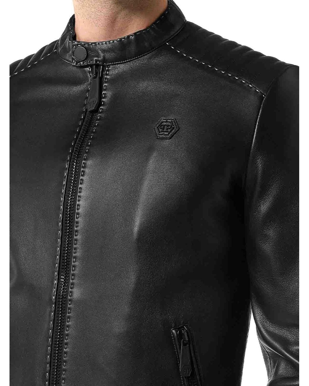 Philipp Plein Black Giacca for men