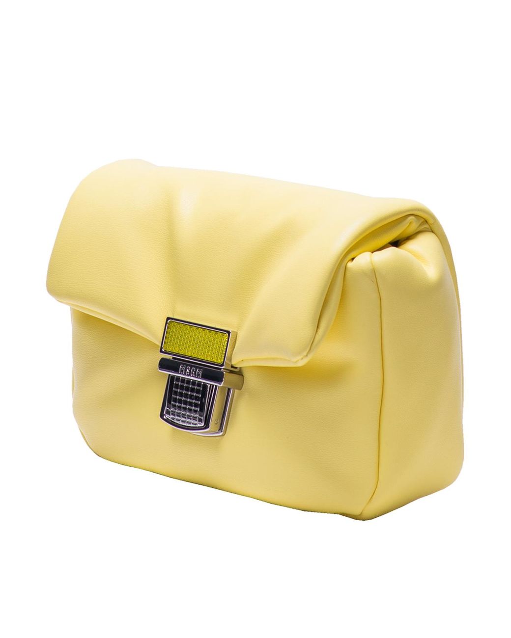 MSGM Yellow Click Bag Cross Body for men