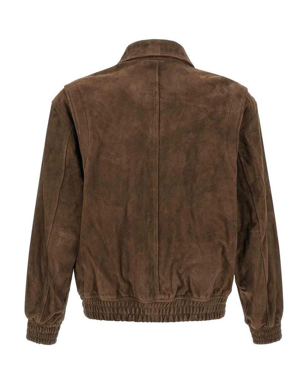 DUNST Brown Suede Blouson for men