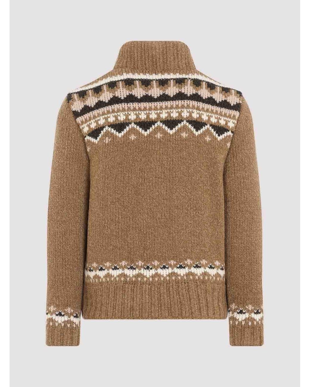 Moncler Brown Mocler Cardigan Jacket for men