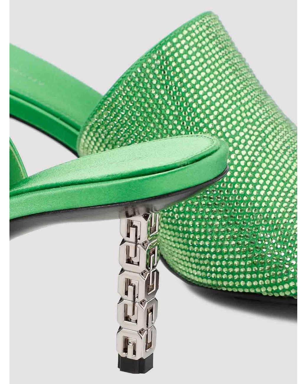 Givenchy Green G Cube Mules