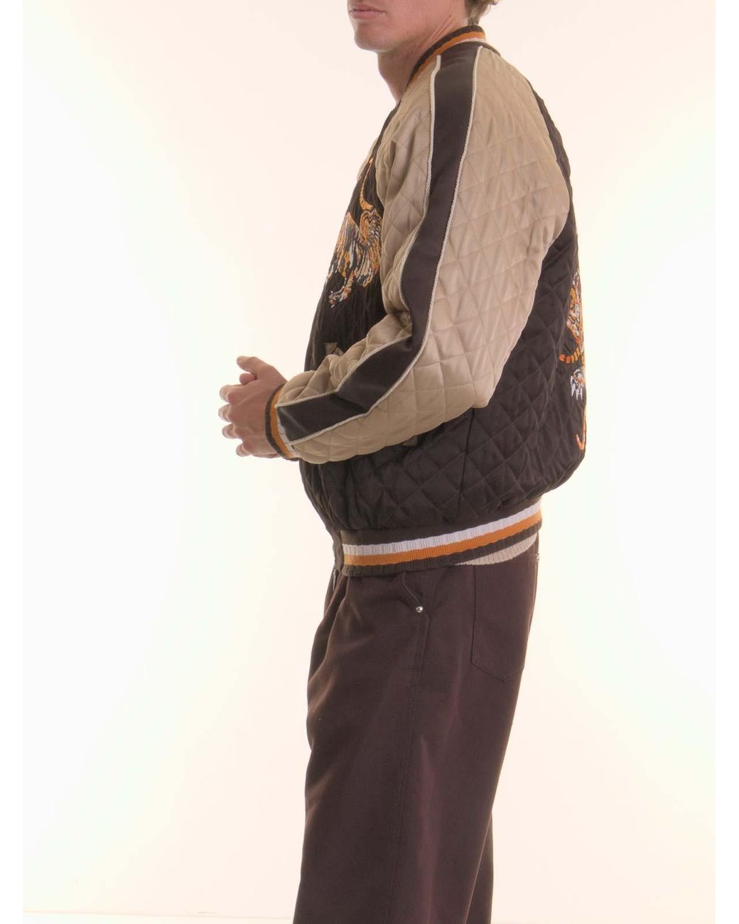Roberto Cavalli Brown Jacket for men