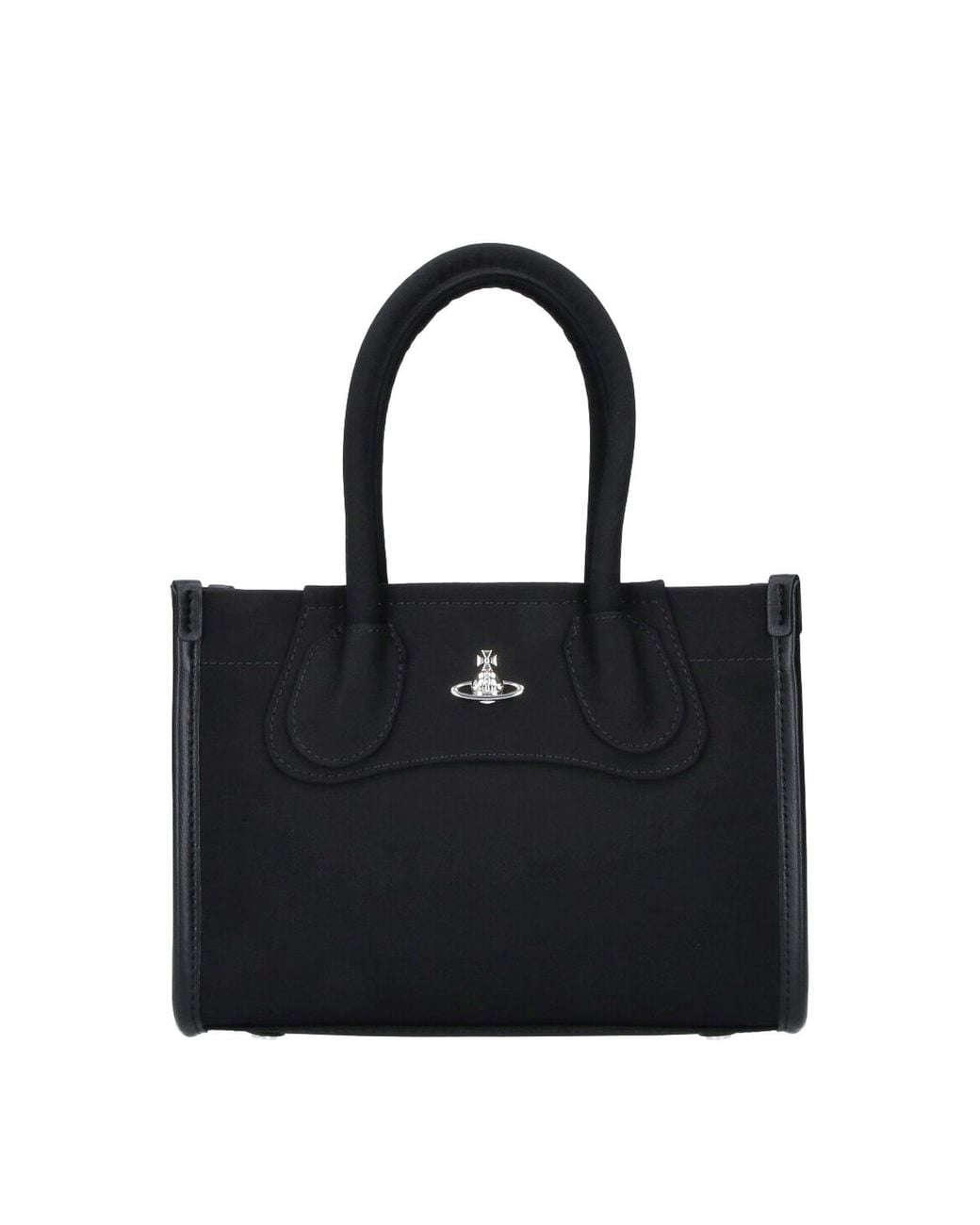 Vivienne Westwood Black Small Tote Bag