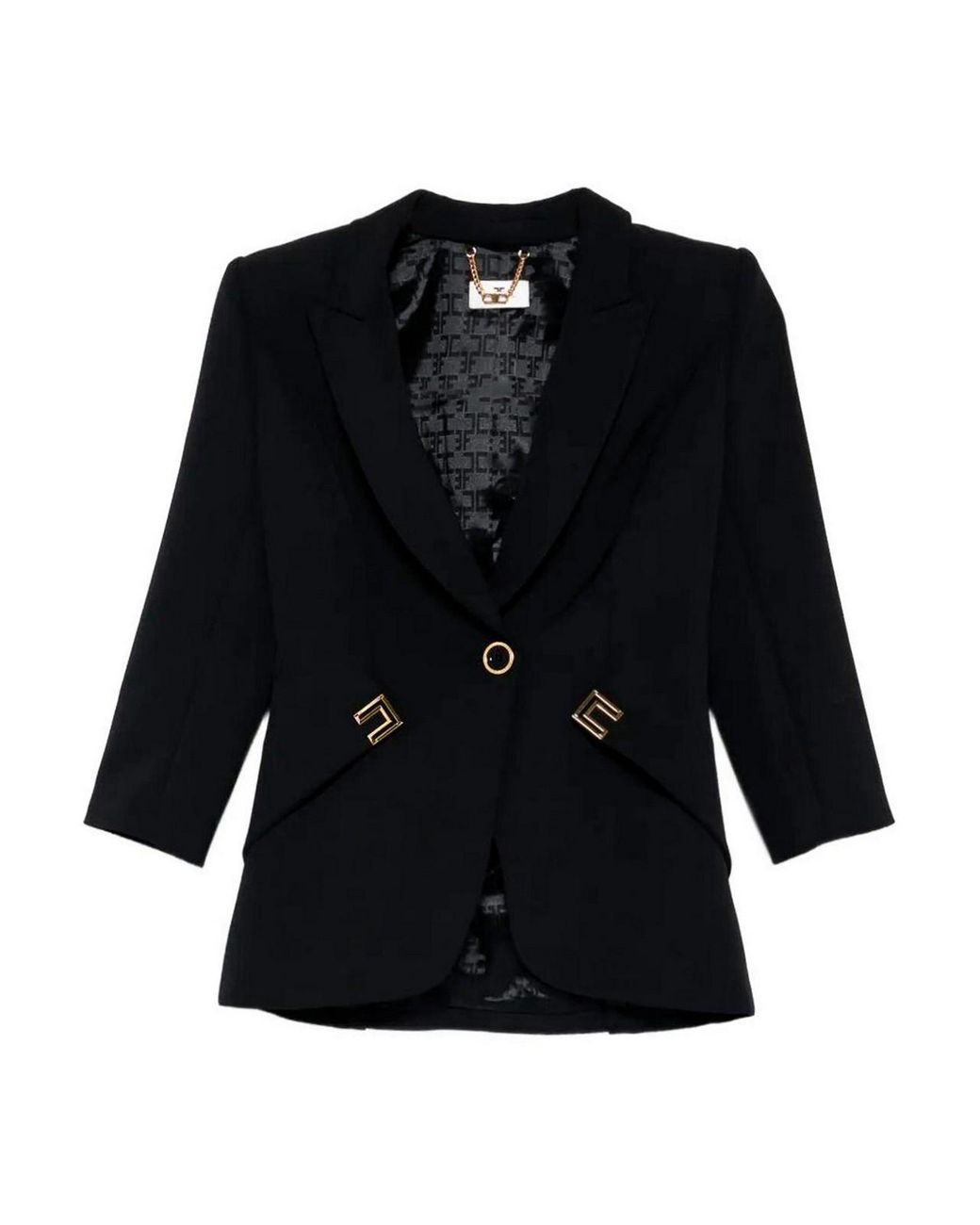 Elisabetta Franchi Black Jacket