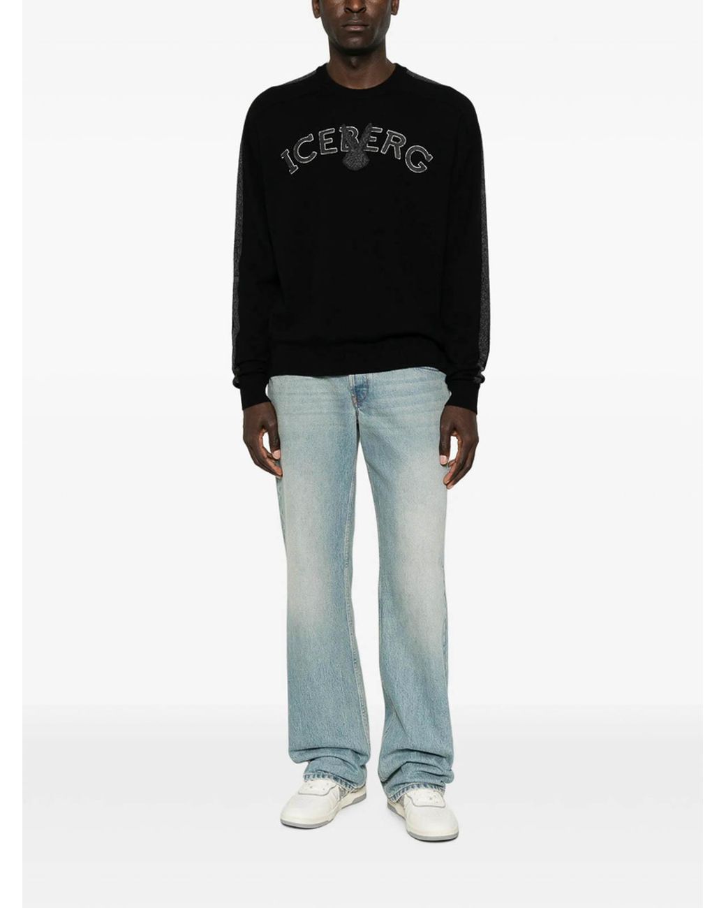 Iceberg Black Sweater for men
