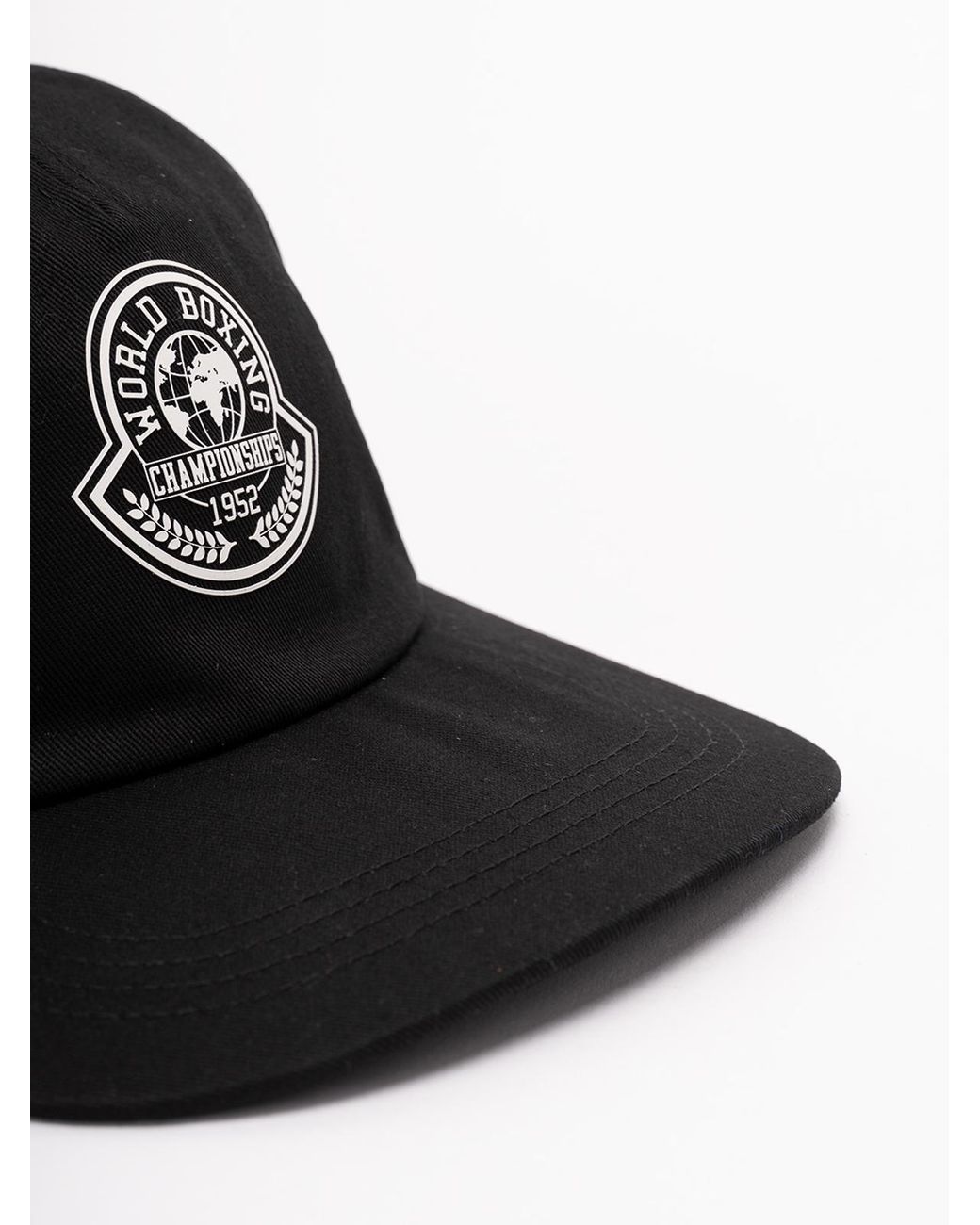 Moncler Black Baseball Cap for men