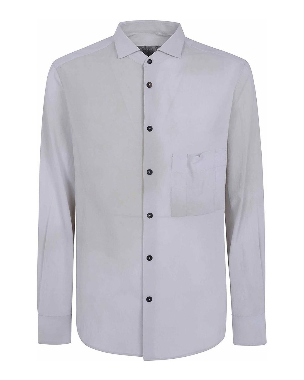 Ziggy Chen Blue Small Collar Pocket Shirt for men