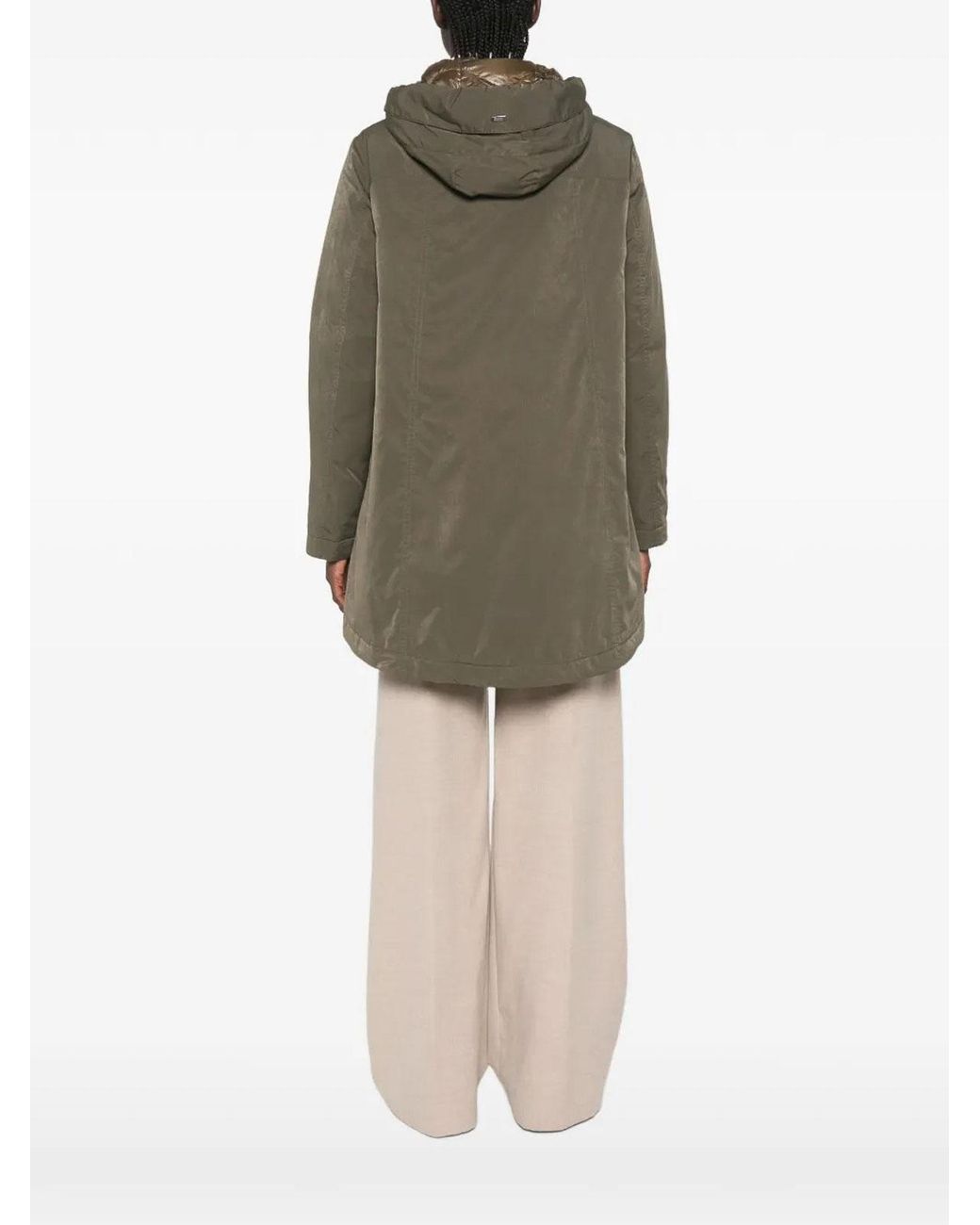 Herno Green Long Parka