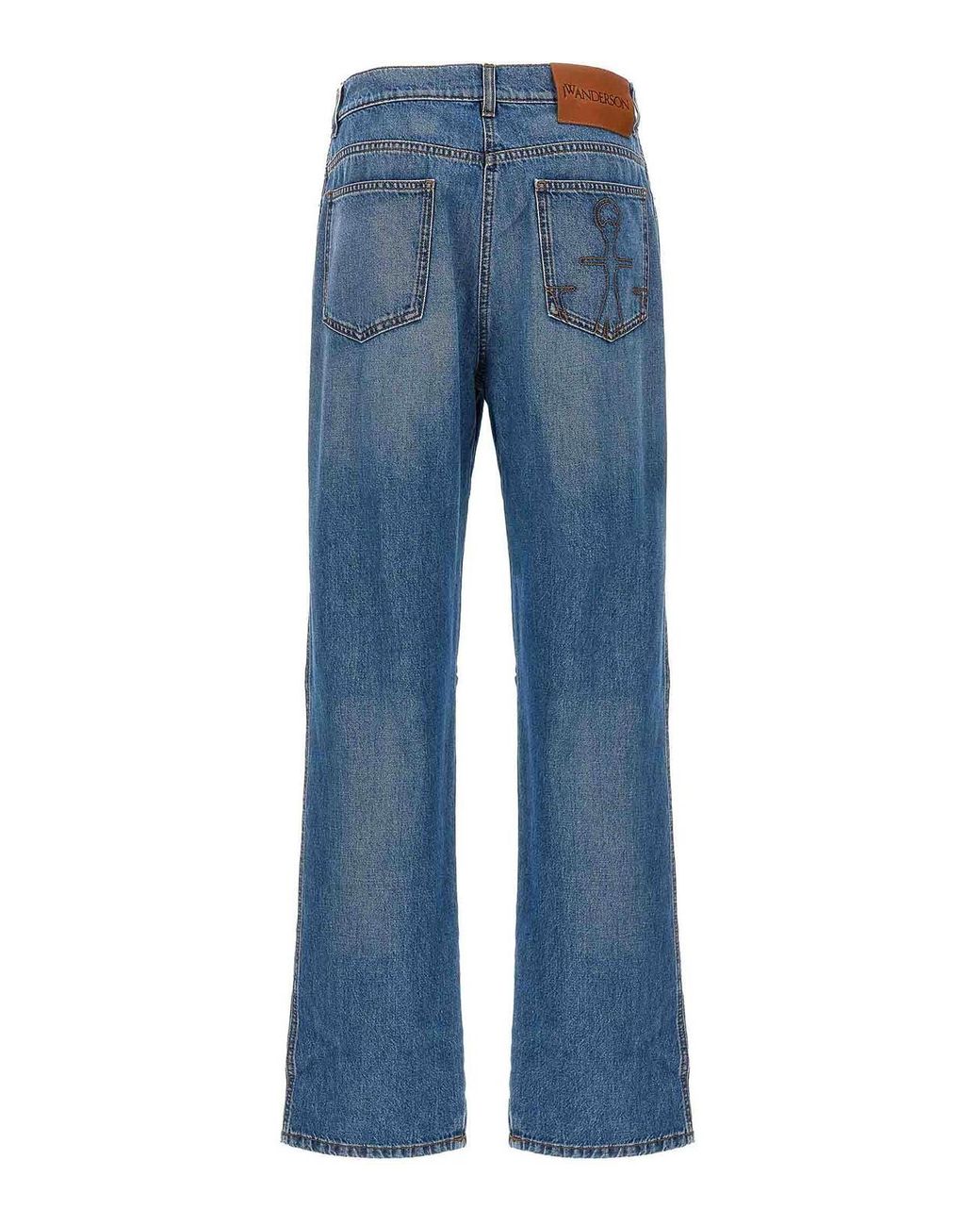 J.W. Anderson Blue Cut-Out Bootcut Jeans