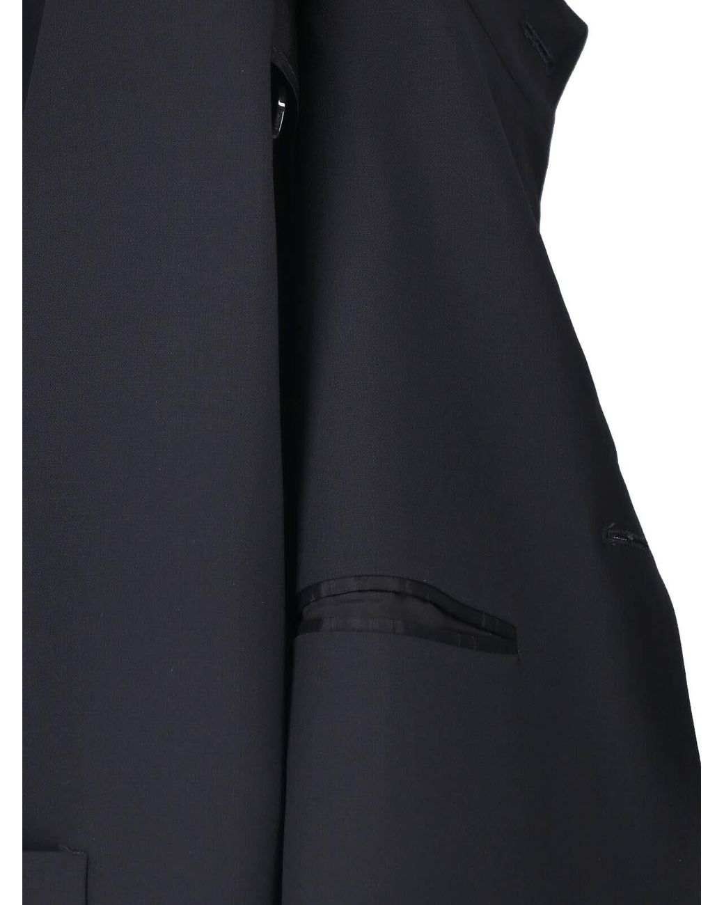 Giorgio Armani Blue Virgin Wool Blazer for men