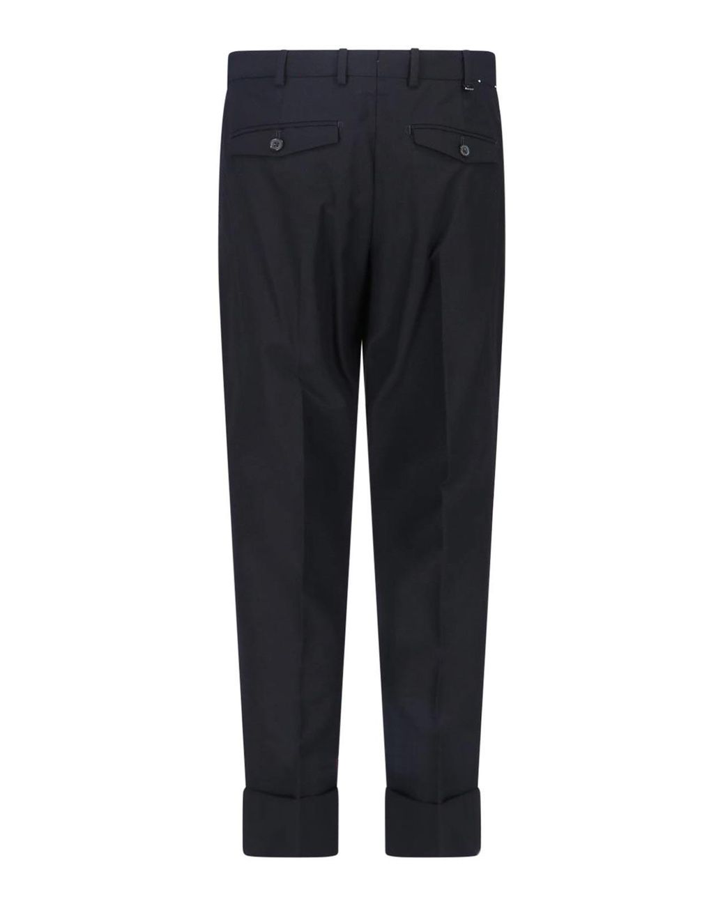 PT Torino Blue Tailored Trousers for men