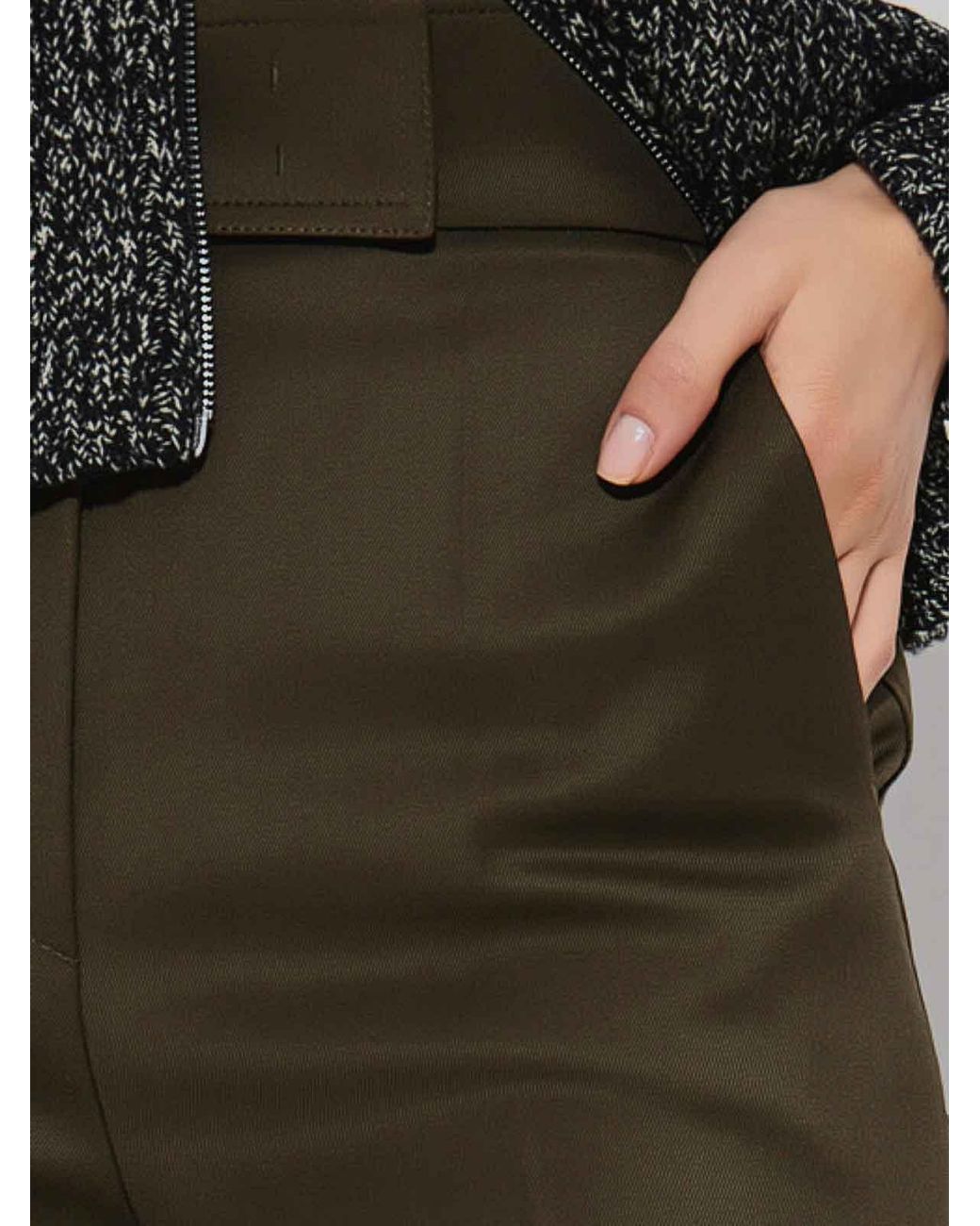 Max Mara Green Arturo Wool Trousers By