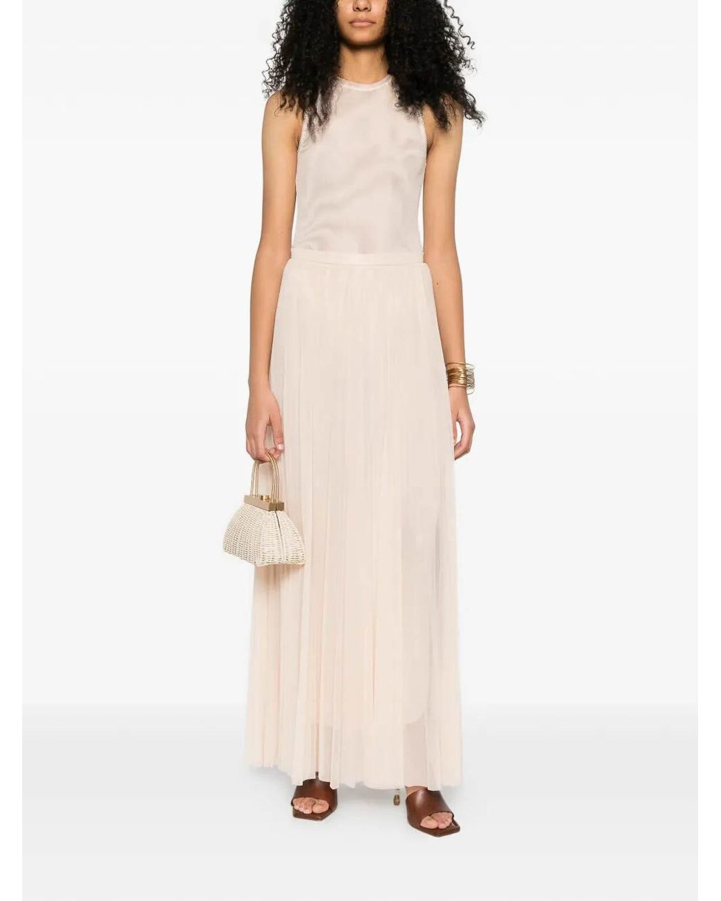 Forte_forte White Body Tulle