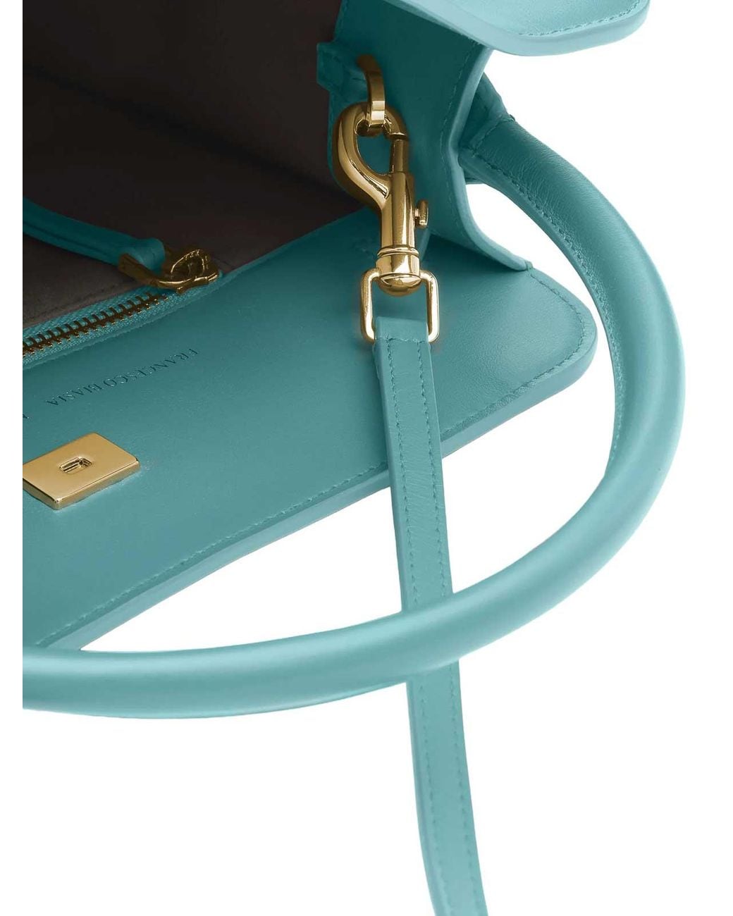 Francesco Biasia Blue Iconic Hot-Minute Bag
